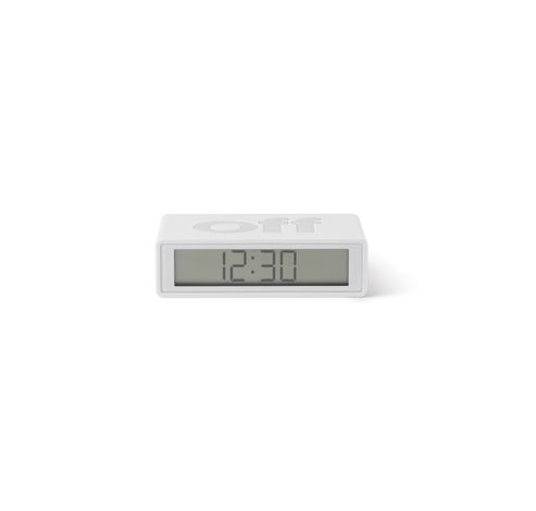 Flip+ Travel Clock Omkeerbare wekker Wit  Lexon