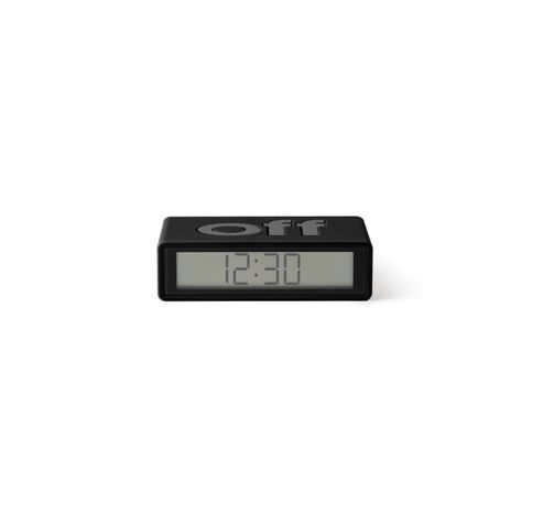 FLIP+ TRAVEL CLOCK  -BLACK  Lexon