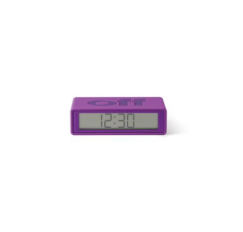 Flip+ Travel Clock Omkeerbare wekker Paars  Lexon