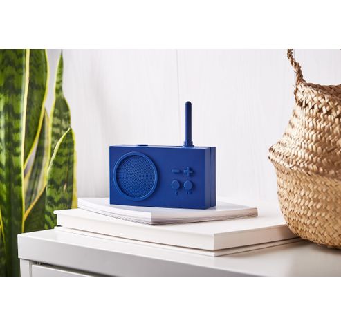 TYKHO 3 FM-radio Bluetooth Speaker Donkerblauw  Lexon