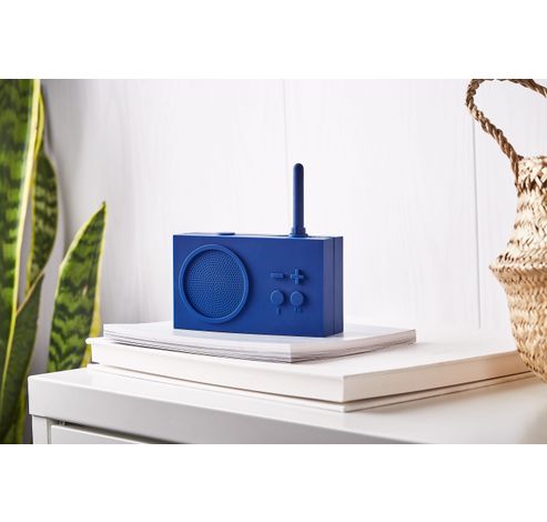 TYKHO 3 FM-radio Bluetooth Speaker Donkerblauw  Lexon