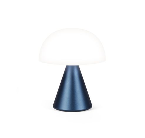 MINA M Middelgrote draagbare LED-lamp Dark Blue  Lexon