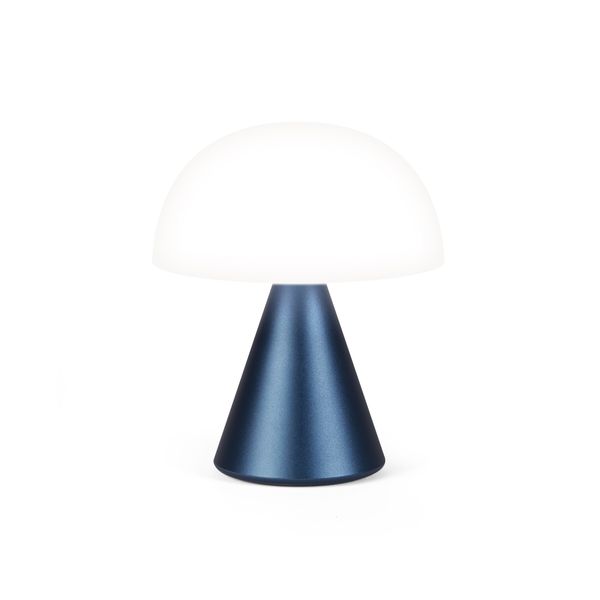 MINA M Middelgrote draagbare LED-lamp Dark Blue 