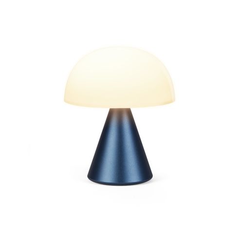 MINA M Middelgrote draagbare LED-lamp Dark Blue  Lexon