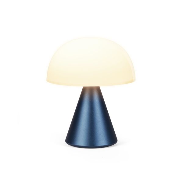 MINA M Middelgrote draagbare LED-lamp Dark Blue 