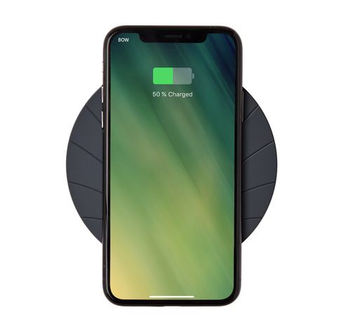 BALI WIRELESS CHARGING PAD W/BATTERY -BLACK  Lexon