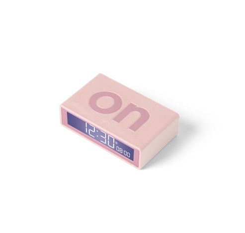 Flip + Omkeerbare wekker Pink  Lexon