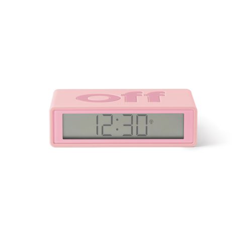 Flip + Omkeerbare wekker Pink  Lexon