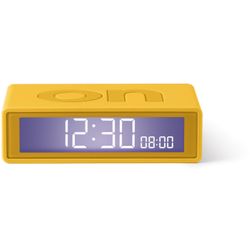 Lexon Flip+ Travel Clock Omkeerbare wekker Geel 