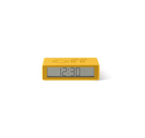 Flip+ Travel Clock Omkeerbare wekker Geel  Lexon