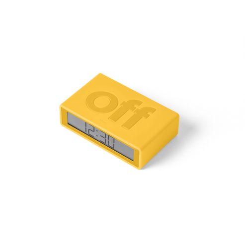 FLIP+ TRAVEL CLOCK  -YELLOW  Lexon