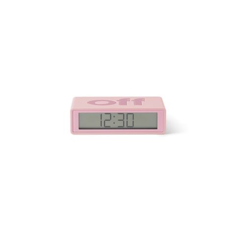 FLIP+ TRAVEL CLOCK  -PINK  Lexon