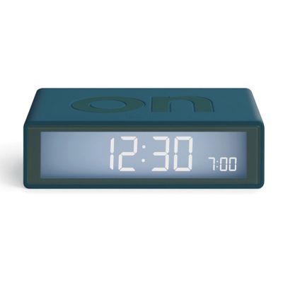 Flip+ Travel Clock Omkeerbare wekker Duck Blue  Lexon