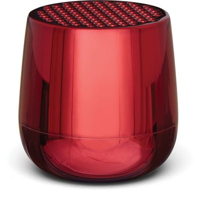 Mino+ Chrome Bluetooth Speaker Metallic Rood  Lexon