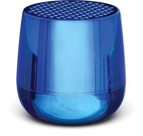 Mino+ Chrome Bluetooth Speaker Metallic Blauw  Lexon