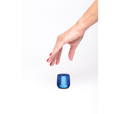 Mino+ Chrome Bluetooth Speaker Metallic Blauw  Lexon