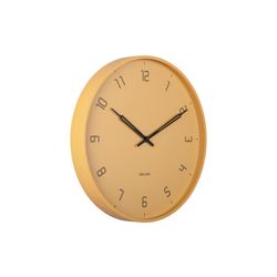 Wandklok Stark iron matt honey brown 