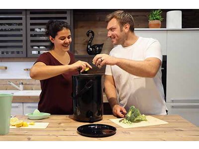 Bokashi Organko 2 Ocean S2 Bac A Compos T-noir-23.3x32.3cm-bac-9.6l-1kg Bran