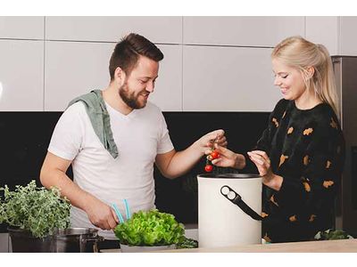 Bokashi Organko 2 S2 Bac A Compost Blan C-23.3x32.5cm-bac 9.6l-1kg Bran