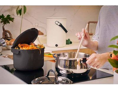 Bokashi Organko Daily Bac Composte 3.3l Noir 24x20.5x17cm