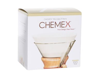 Chemex Filtres Preplie Rond Set100 Toutes Modeles Sauf Cm-1c