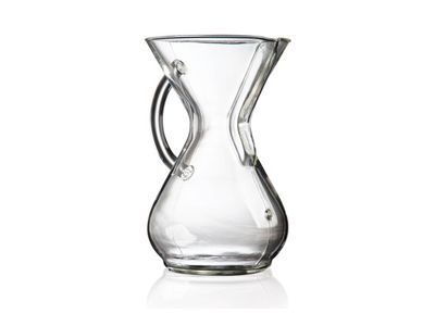 Chemex Glass Handle Coffee Maker 6cup Te Gebr. M. Filter Fs-100 Fc-100 Fsu-10