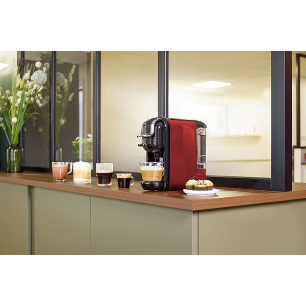 Espressomachine multi capsules 19 bars rood 