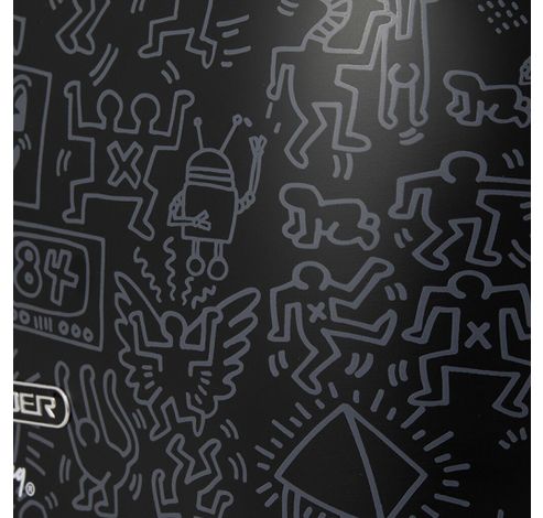 Keith Haring broodrooster met 2 sleuven zwart  Schneider