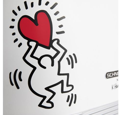 Keith Haring broodrooster met 2 sleuven wit  Schneider