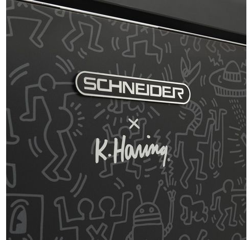 Réfrigérateur 2 portes Keith Haring 211 L noir  Schneider