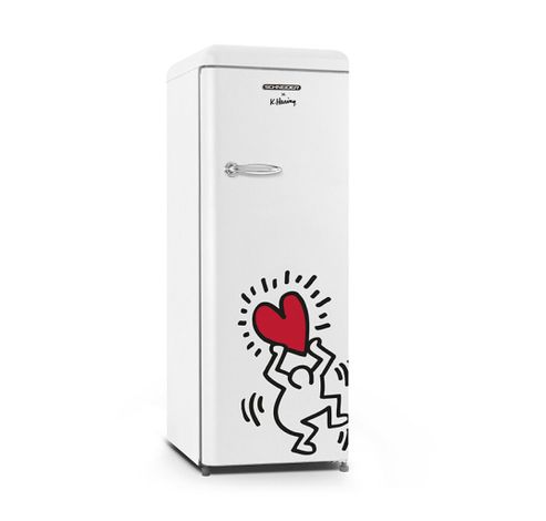 Réfrigérateur 1 porte Keith Haring 229 L blanc  Schneider