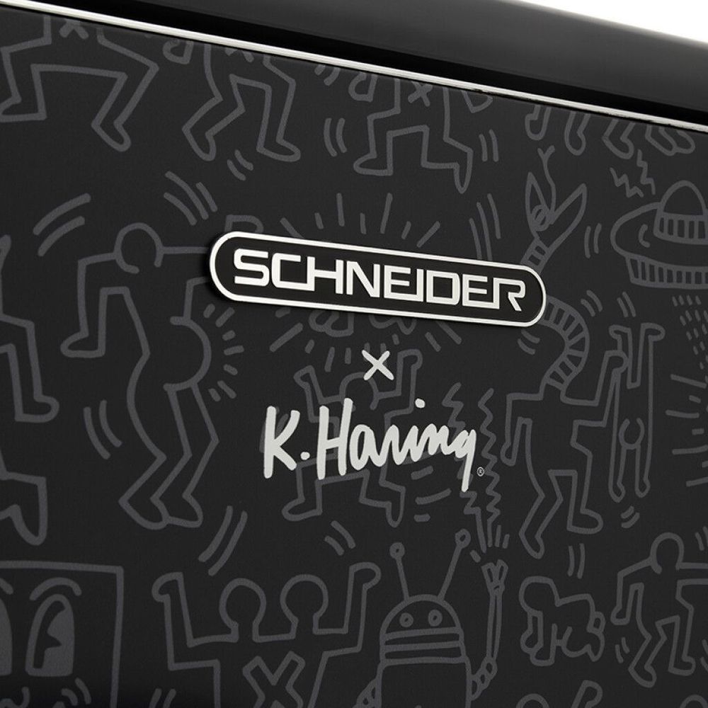 Schneider Koelkast vrijstaand Keith Haring Tafelmodel koelkast 109L zwart