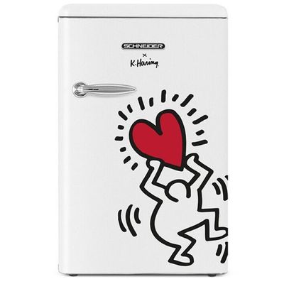 Réfrigérateur Table Top Keith Haring 109 L blanc  Schneider