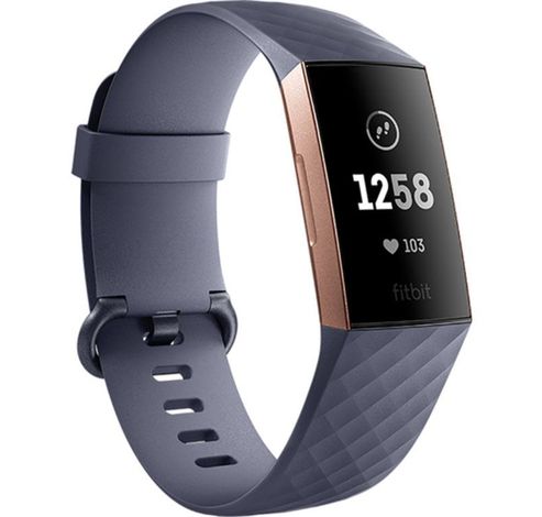 Charge HR 3 Goudroze/Blauwgrijs  Fitbit