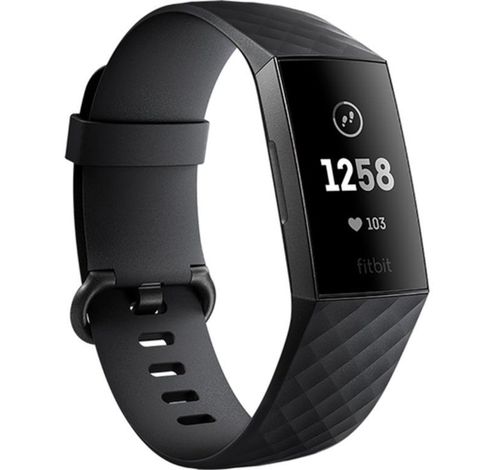 Charge HR 3 Zwart  Fitbit