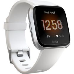 Fitbit Versa Lite Wit/Zilver Aluminium 