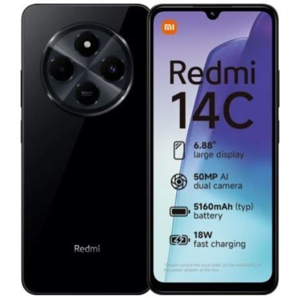 Xiaomi Redmi 14C 8GB RAM 256GB ROM - Midnight Black