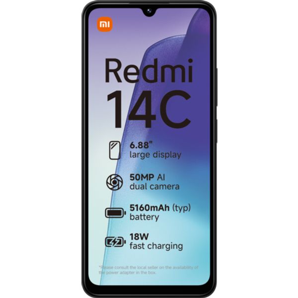 Xiaomi Redmi 14C 8GB RAM 256GB ROM - Midnight Black