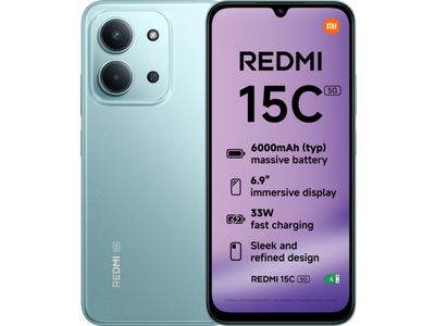 Xiaomi redmi 15c 5g 256gb groen