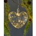 Kerstverlichting Wave Heart, diam 15, Clear 