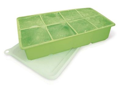 Ijsblokschaal silic m/Nofrost-deksel 5x5cm