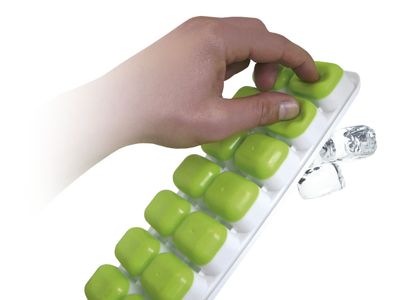 Ijsblokjesschaal silic m/NoFrost-deksel 3x4cm