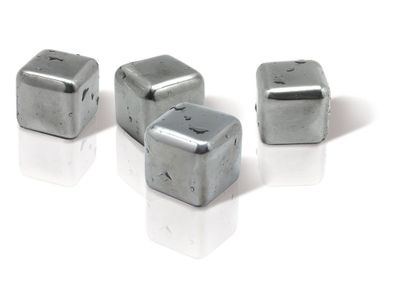 Ijsblokjes kubus inox set van 4