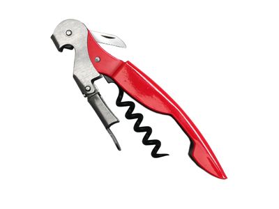 Kelnersmes/Kurkentrekker rood