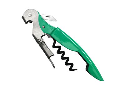 Kelnersmes/Kurkentrekker groen