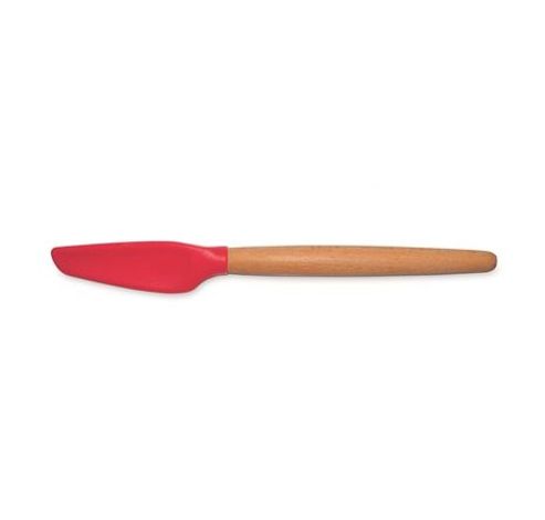 Spatule avec poignée en hêtre rouge, gris ou bleu aqua 27cm  Dotz