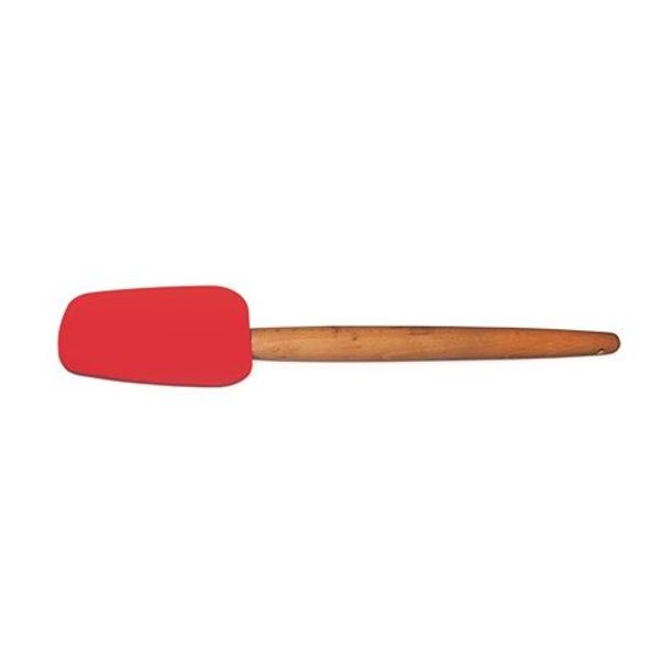 Dotz Pannenlikker met beuken handvat rood, gr. of aquab. 31cm