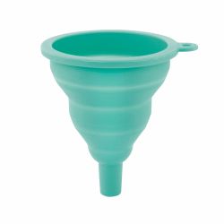 Dotz Entonnoir pliable en silicone bleu aqua ø 8.5cm 