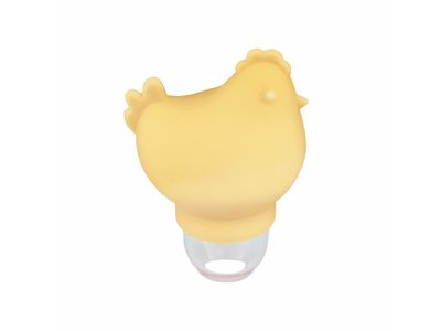 Eischeider uit silicone kip geel