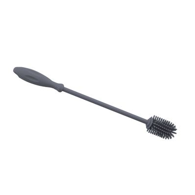 brosse de nettoyage en silicone pour bouteille gris foncé 31cm 